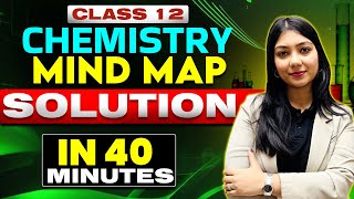 Solutions Chemistry class 12 Mind Map  Solutions One Shot  Solutions Revision by Ayushi Maam [upl. by Mcnutt]