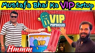 VIP Popsicles Mustfa Hanif ice cream shop in Karachifamous YouTuber Ice Cream Shop [upl. by Casimir]