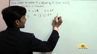 Check whether the relation R is reflexive symmetric or transitive R  a b  a ≤ b3 [upl. by Merv]