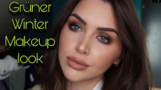 Winter Makeuplook in Grün Drogerie und Highend 😍 [upl. by Arlene]