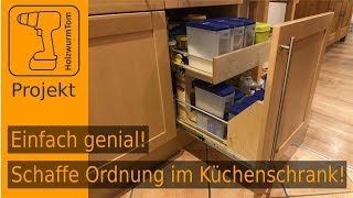 Einfach genial Küchenschrank umbauen  Besser als ein Apothekerschrank [upl. by Spearman]