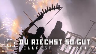 Rammstein  Du Riechst So Gut Live at Hellfest 2016 [upl. by Johm]