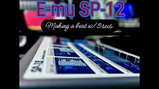 Emu SP12 Making a beat w5secs [upl. by Dom]