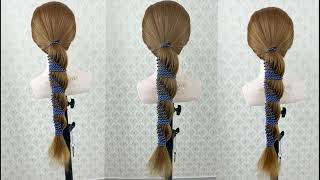 Day 155  braid hairstyle  lace hairstyle [upl. by Atsylak]