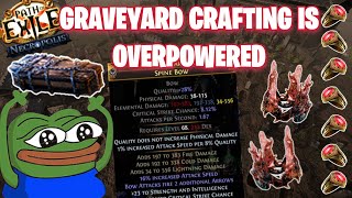 CRAFTING AN INSANE 2 ARROW ELEMENTAL BOW  DOUBLE FRACTURED SHAPER BLIZZARD CROWNS AND 19 RINGS [upl. by Aiela]