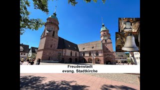 Freudenstadt DFDS  evang Stadtkirche Geläutepräsentation [upl. by Daney]