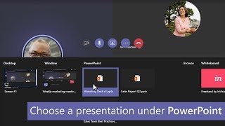 How to share PowerPoint slides in Microsoft Teams [upl. by Cassi876]