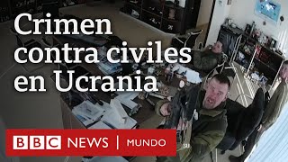 Las imágenes que muestran a soldados rusos matando civiles en Ucrania [upl. by Acenahs28]