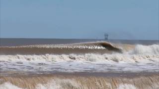 Matagorda Texas Surf 4302017  quotThe Banksquot [upl. by Diao]