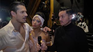 WATCH Shangela’s Emotional Interview After Making it to “DWTS” Finale [upl. by Thorbert394]