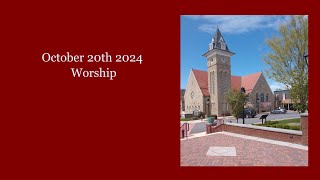 October 20th 2024 Worship [upl. by Arhas513]