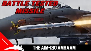 The AIM120 AMRAAM and How it Works munitions of battle [upl. by Anihsak219]