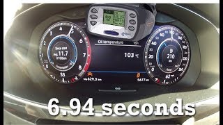 2018 VW Tiguan Allspace 20TSi 162kW acceleration Racelogic data [upl. by Anel]