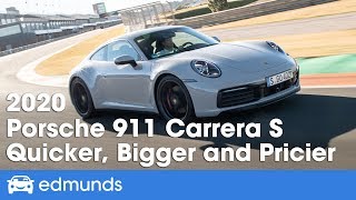 2020 Porsche 911 Carrera S  Behind the Wheel  Edmunds [upl. by Aseek]