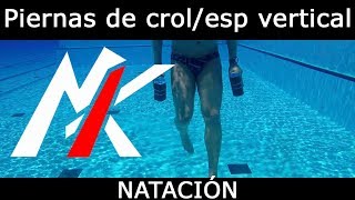 🏊 NATACIÓN VERTICAL ⏫ Capítulo 3 PATADA ASIMÉTRICA 🦵 Natación Alternativa y Complementaria [upl. by Llenrrad]