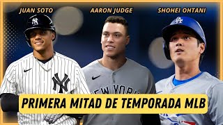 Juan Soto Aaron Judge y Shohei Ohtani  PRIMERA MITAD DE TEMPORADA MLB [upl. by Nylsoj]