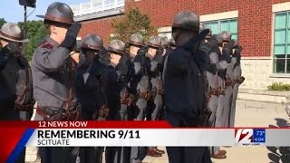 RI State Police and state leaders pay tribute to 911 victims [upl. by Viehmann]