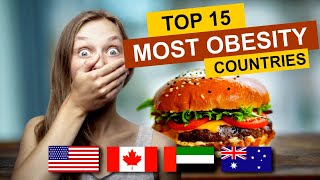 Top 15 most Obese Countries in the World [upl. by Jacinda530]