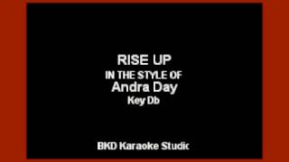 Rise Up In the Style of Andra Day Karaoke with Lyrics [upl. by Shivers]