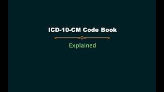 HIT 220 221 Introduction to the ICD10CM Codebook [upl. by Sera]