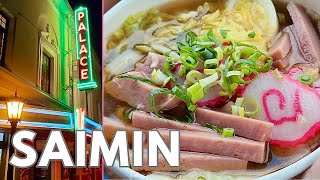 The Best SAIMIN in Hilo Noris Saimin and Snacks  Big Island Hawaii Restaurant REVIEW [upl. by Kirit]