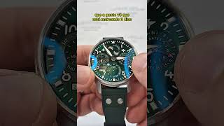 IWC Big Pilot Calendário Perpétuo Fase Da Lua 7 Days Green Edition 46mm [upl. by Mcdougall]