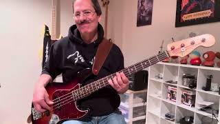 Rikki Dont Lose That Number Steely Dan Bass Cover [upl. by Algernon]