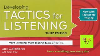 Tactics for Listening Third Edition Developing Unit 1 The Weekend [upl. by Winnie987]