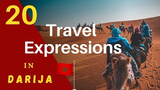 Moroccan Arabic  20 Travel Expressions amp Phrases you need to know [upl. by Mayyahk469]