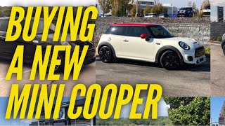 BUYING A NEW MINI COOPER [upl. by Krall]