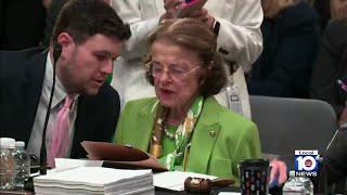 Feinstein appears confused during Senate Appropriations hearing [upl. by Consalve155]