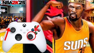 NBA 2K25 BEST 610 DRIBBLE TUTORIAL FAST DRIBBLE MOVES WITH BIGS BEST KEVIN DURANT BUILD [upl. by Files]