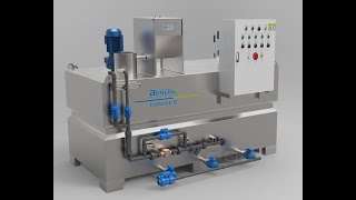 Automatic polymer and polyelectrolyte preparation system [upl. by Ebaj878]