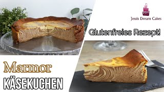 Marmor Käsekuchen ohne Boden  Glutenfreier Käsekuchen  Schnell amp Einfach [upl. by Lyrehs]