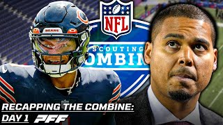 2024 NFL Combine Day One Recap  PFF [upl. by Leontyne]