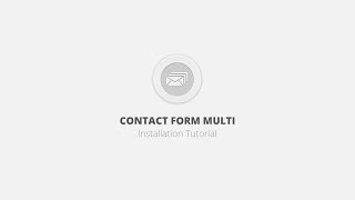 Contact Form Multi WordPress Plugin  Installation Tutorial [upl. by Aznofla]