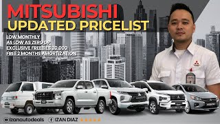 2024 amp 2025 Mitsubishi Pricelist  Mababang Downpayment  Ang Daming Freebies [upl. by Brewer764]