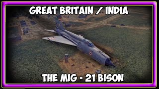 The MiG21 Bison 13th August 2024 War Thunder  Intros [upl. by Airahcaz]