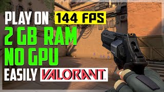 LAG FIX  Valorant on Low end pc Valorant Ultimate FPS Boost Guide  2022 [upl. by Haase]