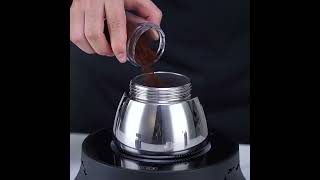 Stainless Steel Moka Pot Perfect Espresso in Minutes [upl. by Adiehsar]