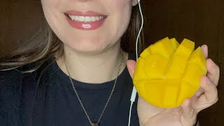 ASMR Comiendo mango 🥭 sonidos relajantes [upl. by Minette193]