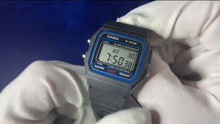 Casio F91 Retro  4K Unboxing amp Review [upl. by Anielram]