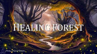 HEALING FOREST AMBIENCE  639Hz  741Hz Miracle Tones  Attract Love  Clear ALL Negativae Energy 2 [upl. by Enait]