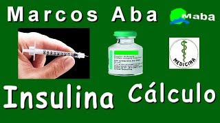 INSULINA  Como calcular  Aula 03 [upl. by Seditsira]