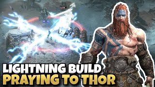 Lightning Build on the Hardest Difficulty  Jotunnslayer Hordes of Hel [upl. by Eulalia302]