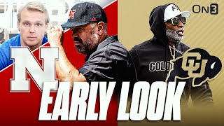 EARLY LOOK Nebraska Cornhuskers vs Colorado Buffs  Deion Sanders Stay Unbeaten Raiola Difference [upl. by Leugim]