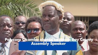 Polycarp Okombo elected as Homa Bay County Assembly Speaker [upl. by Aivatra]