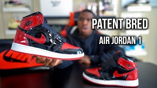 Air Jordan 1 Patent Bred Review [upl. by Nesnah]