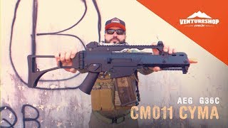 Review Teste Airsoft AEG G36C CM011  Cyma [upl. by Lambrecht147]