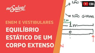 Me Salva EST02  Equilíbrio Estático de um Corpo Extenso [upl. by Dorr]